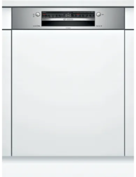 BOSCH 60 cm Stainless steel semi-integrated In Built dishwasher (SMI4IVS00I)