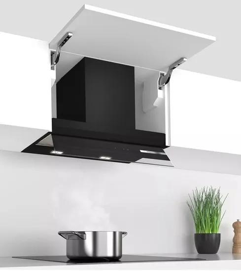 Shop Bosch kitchen chimney in Jaipur with high suction power for Indian cooking at Aspire Home Studio